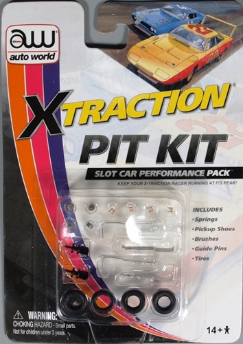 Autoworld 00105 X-traction Pit Kit Chassis Tuneup Ho Scale Slot Car AW XT 