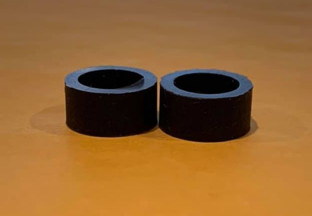 Narrow 5 Pair Medium Silicone Tires for AFX and Auto World 4 Gear Chassis 